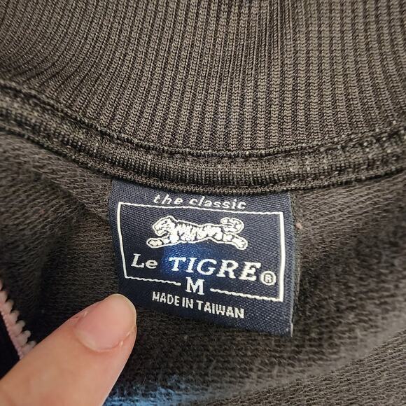 Le Tigre Women's Full Zip Jacket SZ Medium Black Pink - Picture 4 of 7